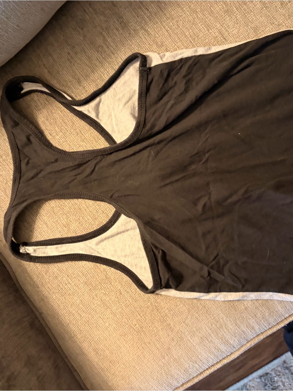 Black Racerback Tank Top